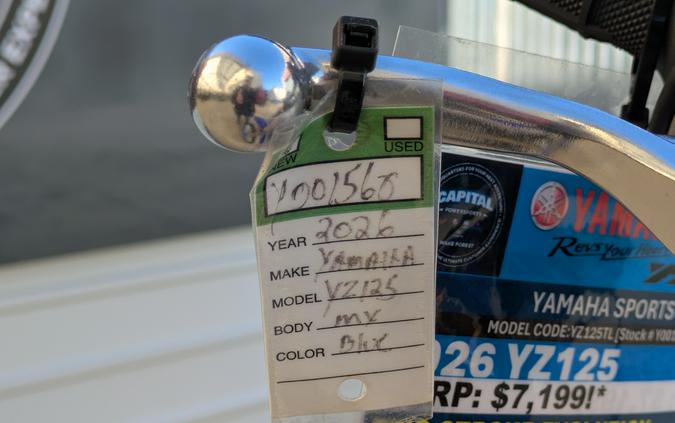 2026 Yamaha YZ125