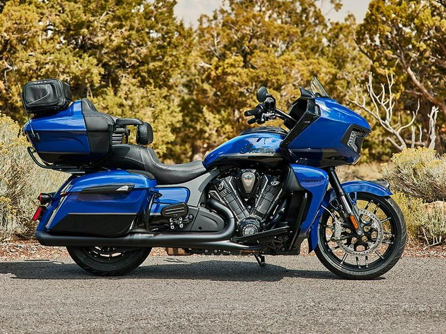 2024 Indian Motorcycle® Pursuit® Dark Horse® with PowerBand Audio Package Springfield Blue