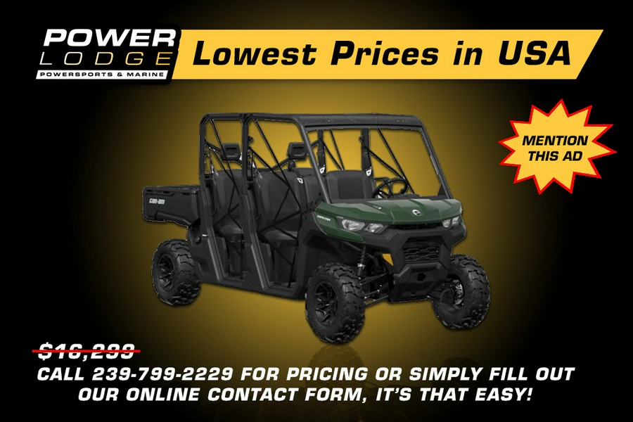 2023 Can-Am DEFENDER MAX DPS 62 HD7 GN 23 - Tundra Green