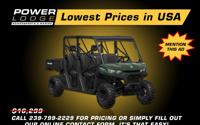 2023 Can-Am DEFENDER MAX DPS 62 HD7 GN 23 - Tundra Green