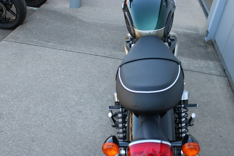 2024 Triumph Bonneville T100 Competition Green/Ironstone