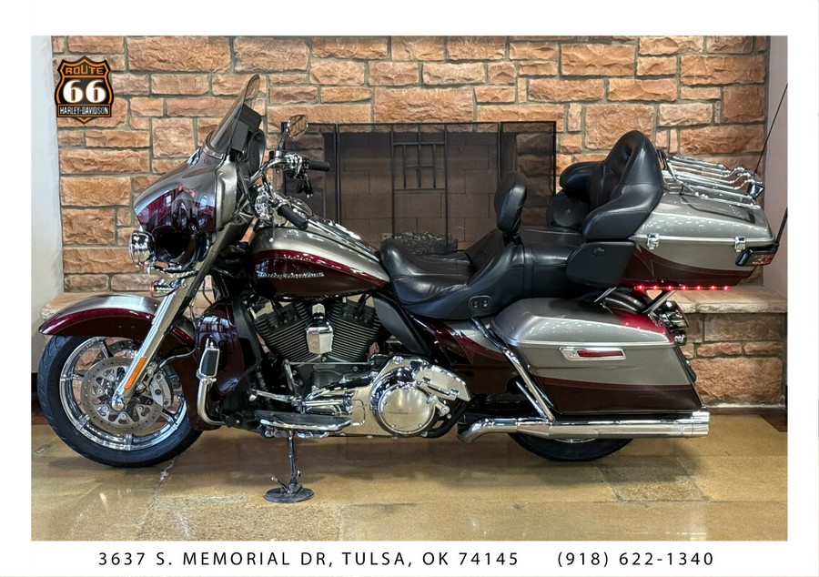 2015 Harley-Davidson® CVO™ Ultra Limited Two-Tone Palladium Silver/Typhoon Maroon