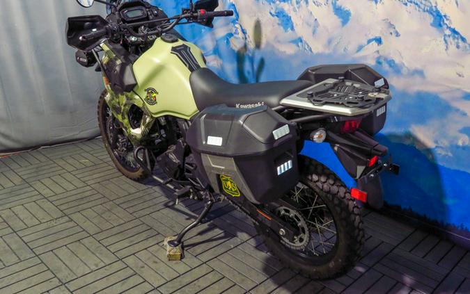2025 Kawasaki KLR650 Adventure ABS Cypher Camo Beige