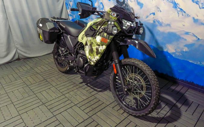 2025 Kawasaki KLR650 Adventure ABS Cypher Camo Beige