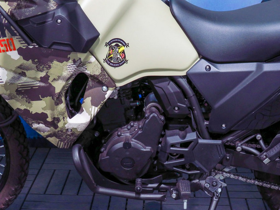2025 Kawasaki KLR650 Adventure ABS Cypher Camo Beige