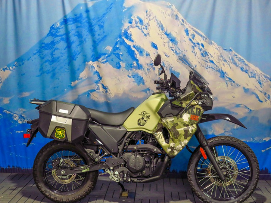 2025 Kawasaki KLR650 Adventure ABS Cypher Camo Beige