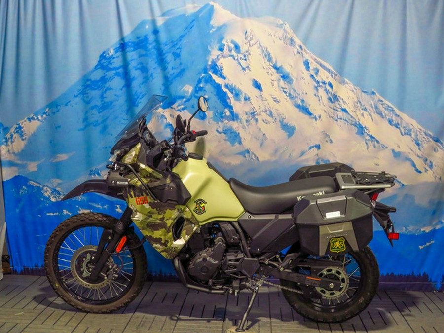 2025 Kawasaki KLR650 Adventure ABS Cypher Camo Beige
