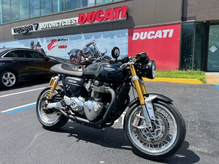 2018 Triumph Thruxton 1200 R Jet Black