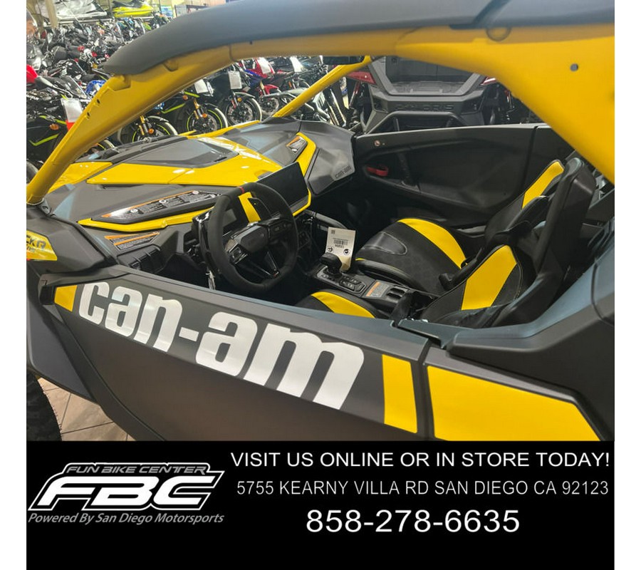 2024 Can-Am® Maverick R X RS Carbon Black & Neo Yellow