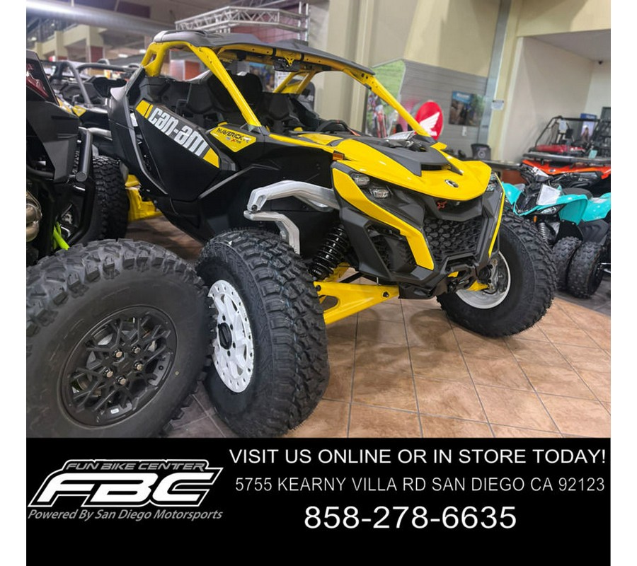 2024 Can-Am® Maverick R X RS Carbon Black & Neo Yellow