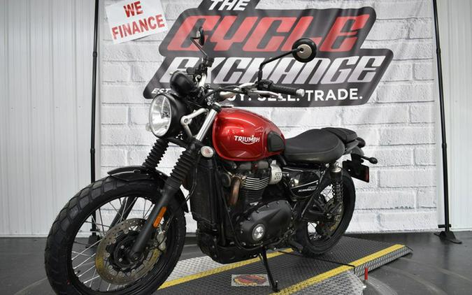 2019 Triumph Street Scrambler Cranberry Red
