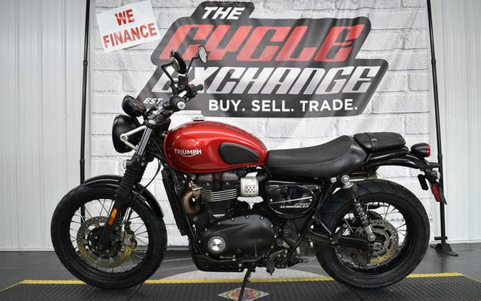 2019 Triumph Street Scrambler Cranberry Red