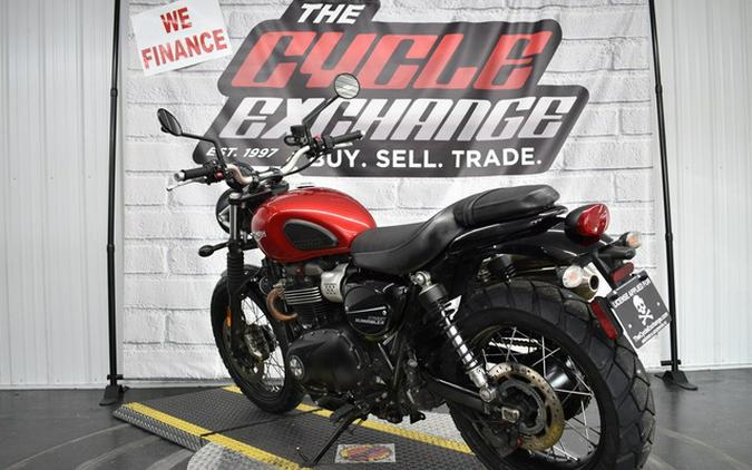 2019 Triumph Street Scrambler Cranberry Red