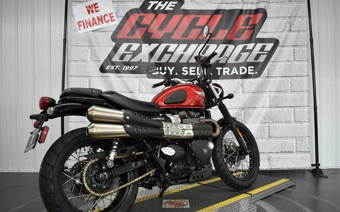 2019 Triumph Street Scrambler Cranberry Red