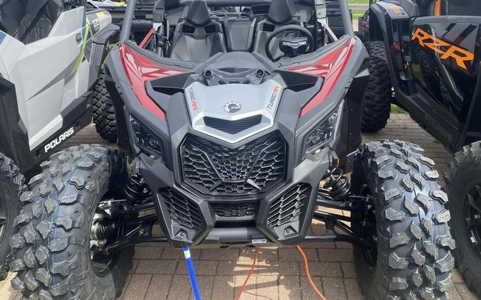 2024 Can-Am® Maverick X3 DS Turbo RR Fiery Red & Hyper Silver