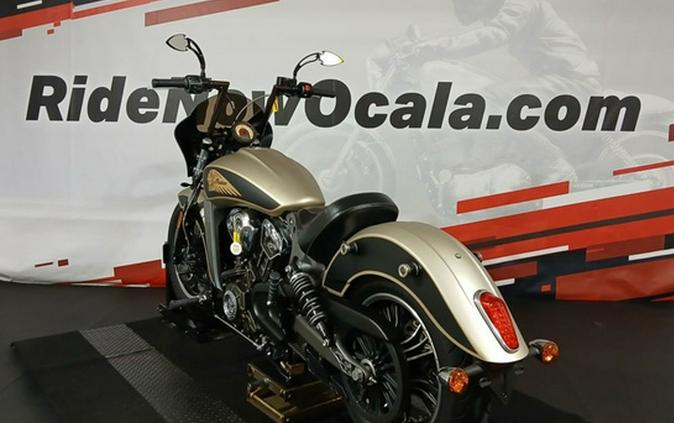 2017 Indian Scout ABS Brilliant Blue Over White And Red