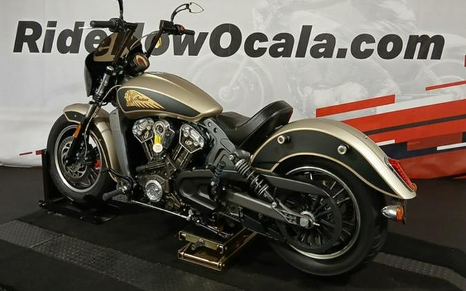 2017 Indian Scout ABS Brilliant Blue Over White And Red
