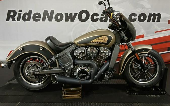 2017 Indian Scout ABS Brilliant Blue Over White And Red