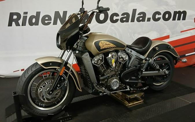 2017 Indian Scout ABS Brilliant Blue Over White And Red