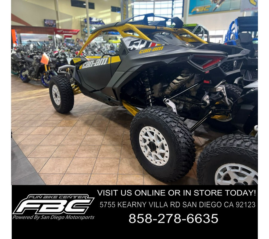 2024 Can-Am® Maverick R X RS Carbon Black & Neo Yellow