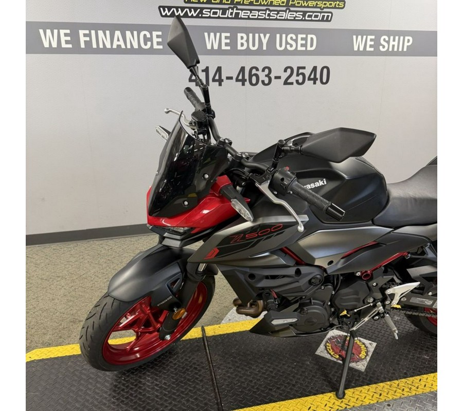 2024 Kawasaki Z500 SE ABS