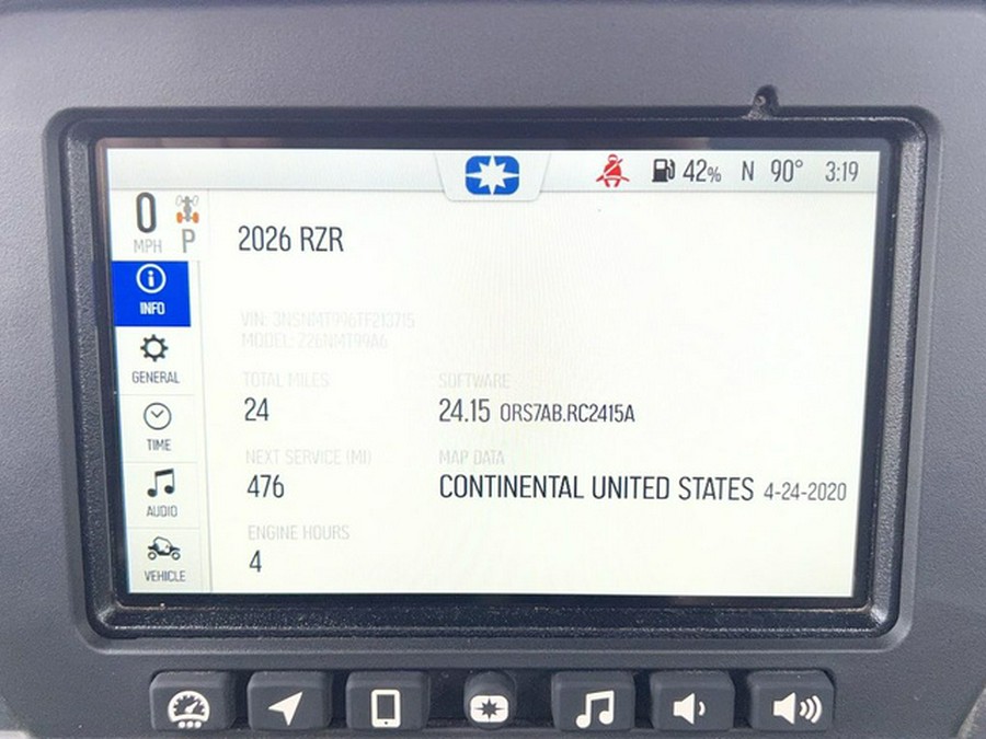 2026 Polaris RZR XP 4 1000 Ultimate