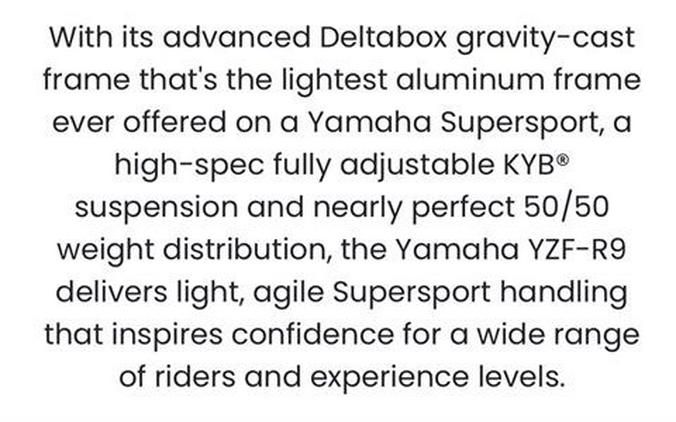 2026 Yamaha YZF-R9 70th Anniversary