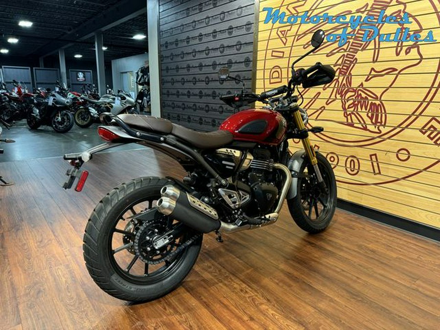 new 2024 Triumph Scrambler 400 X