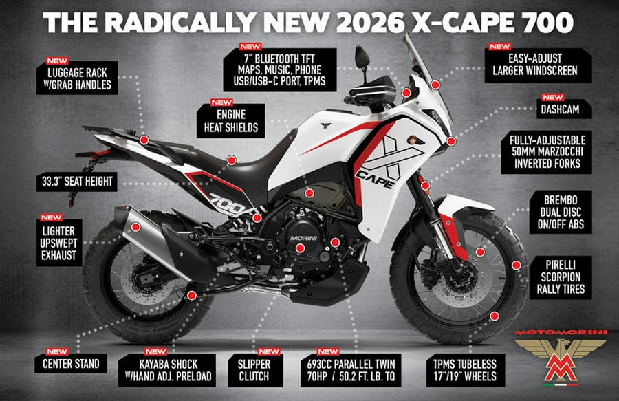 2026 Moto Morini® X-Cape 700
