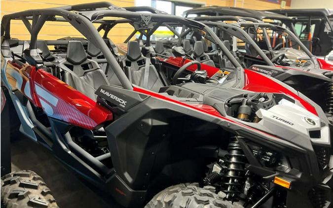 2024 Can-Am® Maverick X3 MAX DS Turbo Fiery Red & Hyper Silver