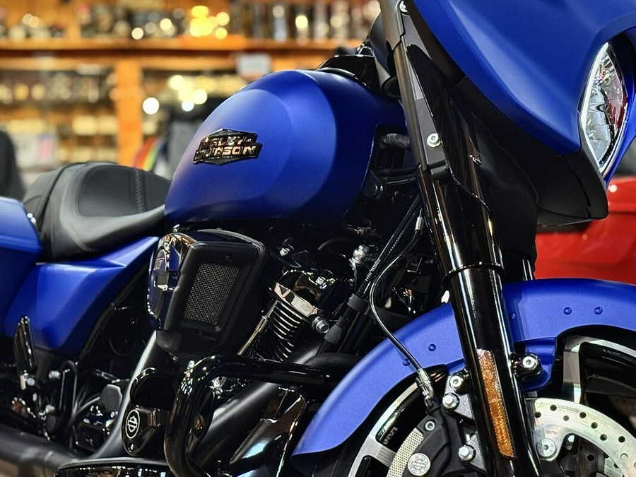 2026 Harley-Davidson® Street Glide® Aurora Blue Denim Black Trim