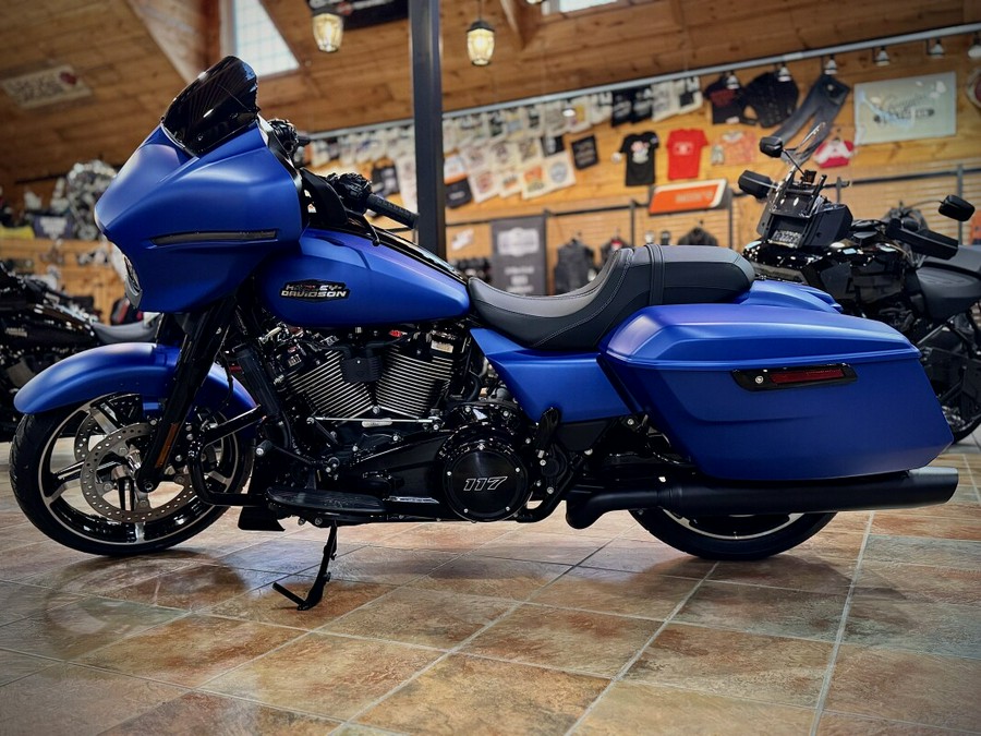 2026 Harley-Davidson® Street Glide® Aurora Blue Denim Black Trim