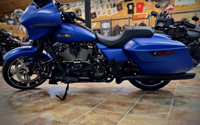 2026 Harley-Davidson® Street Glide® Aurora Blue Denim Black Trim
