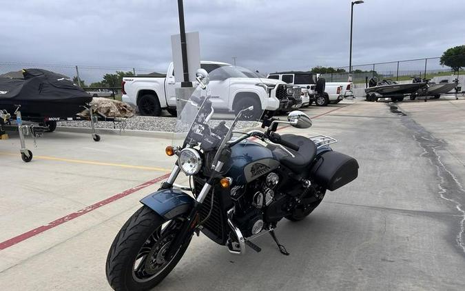 2021 Indian Motorcycle® Scout® ABS Icon Blue Slate Metallic/Cobra Silver