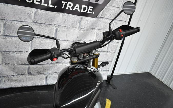 2024 Triumph Scrambler 400 X Carnival Red Phantom Black