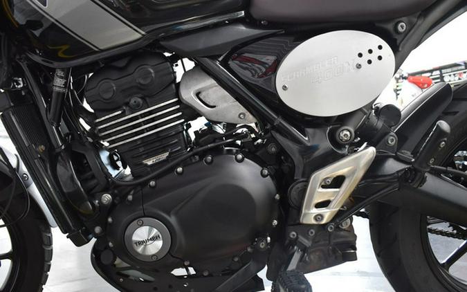 2024 Triumph Scrambler 400 X Carnival Red Phantom Black