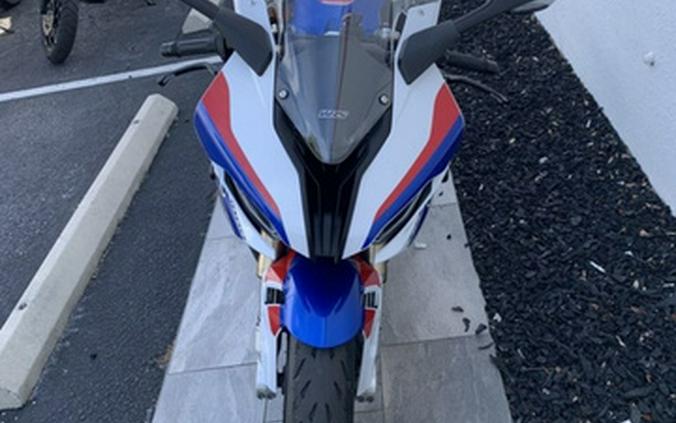 2022 BMW S 1000 RR Light White Racing Blue Racing Red