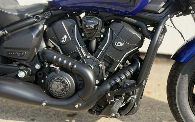 2025 Indian Scout Bobber Limited +Tech Spirit Blue Metallic