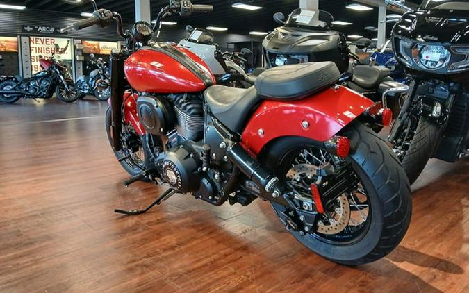 2022 Indian Chief Bobber Ruby Metallic