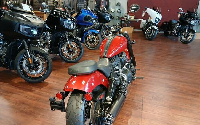 2022 Indian Chief Bobber Ruby Metallic