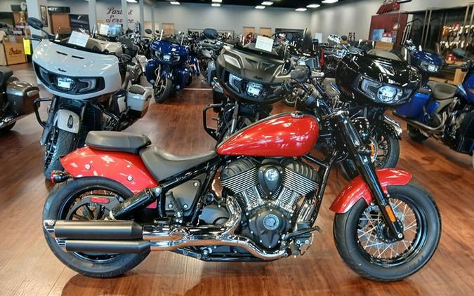 2022 Indian Chief Bobber Ruby Metallic