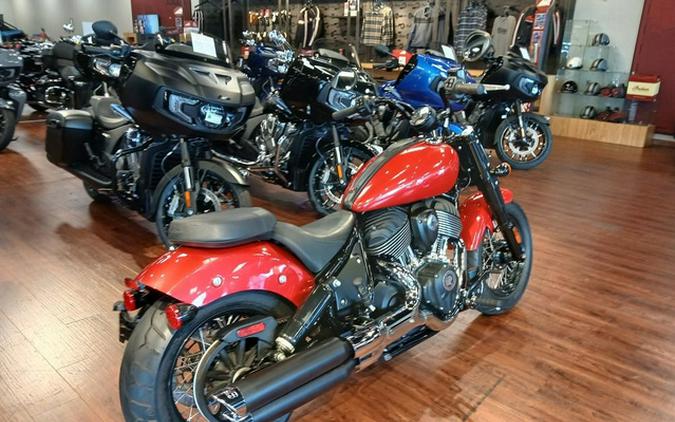 2022 Indian Chief Bobber Ruby Metallic