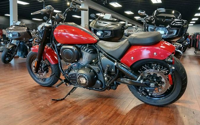 2022 Indian Chief Bobber Ruby Metallic