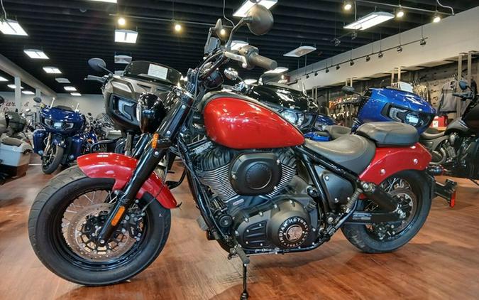 2022 Indian Chief Bobber Ruby Metallic