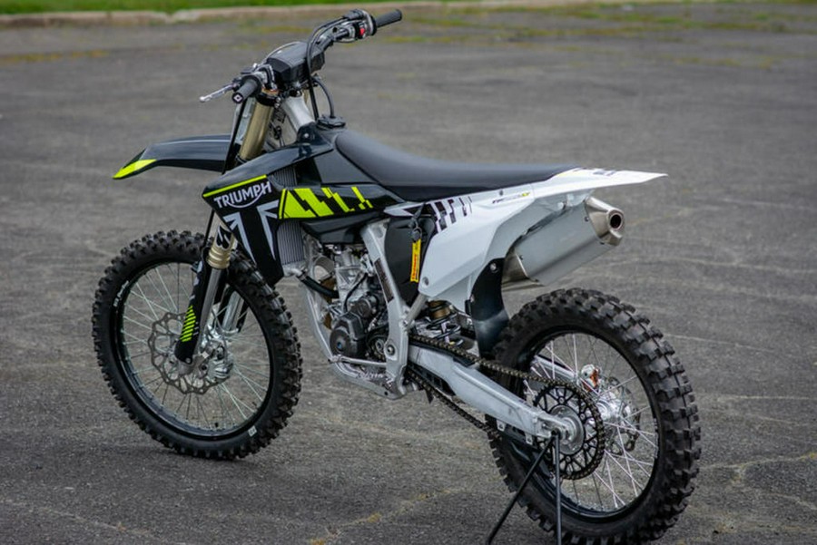 2025 Triumph TF 250-X Jet Black/Pure White