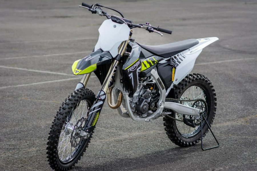 2025 Triumph TF 250-X Jet Black/Pure White