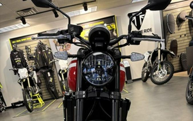 2025 Triumph Trident 660 Diablo RedSapphire Black