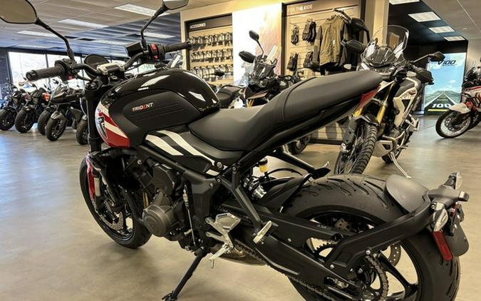 2025 Triumph Trident 660 Diablo RedSapphire Black