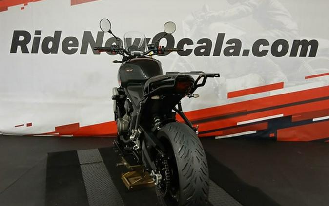 2022 Triumph Trident 660 Matt Jet Black and Silver Ice 660