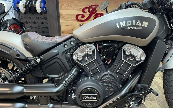 2023 Indian Motorcycle® Scout® Bobber ABS Silver Quartz Smoke